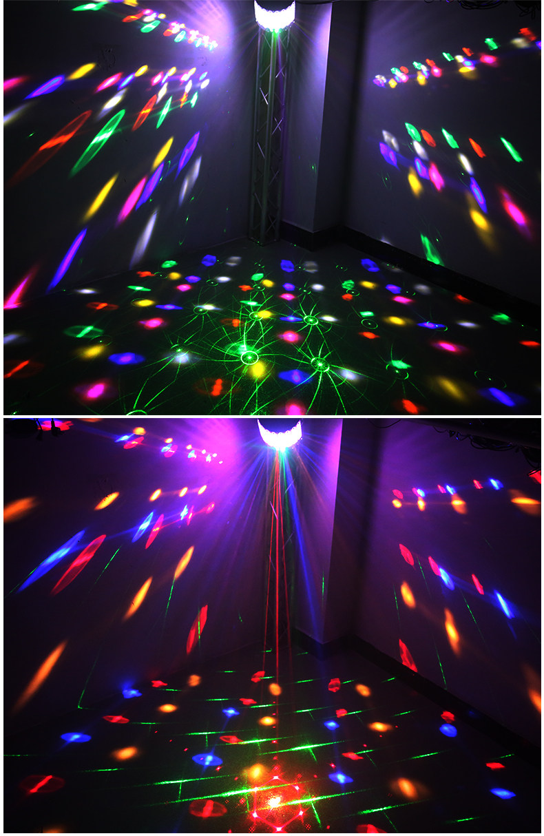 夜店灯ktv闪光灯七彩灯频闪灯蝴蝶灯舞台灯光激光镭射灯酒吧灯光