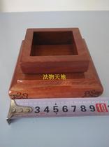 The base of the peach - wood 5 cm printed base without printing the printing of the stamp