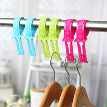 Color windproof lock 10 outdoor clotheshorse anti-slip fixing hook hanging clothes pole windproof buckle anti-fall hanger lock