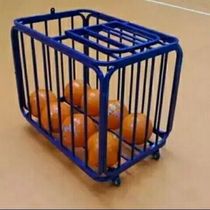 Ball cart cart folding basketball football volleyball cart with wheels for convenient movement of ball carts