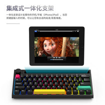 Black Jue K620T 60% Bluetooth wireless mechanical keyboard dual mode 62 key ipad tablet portable