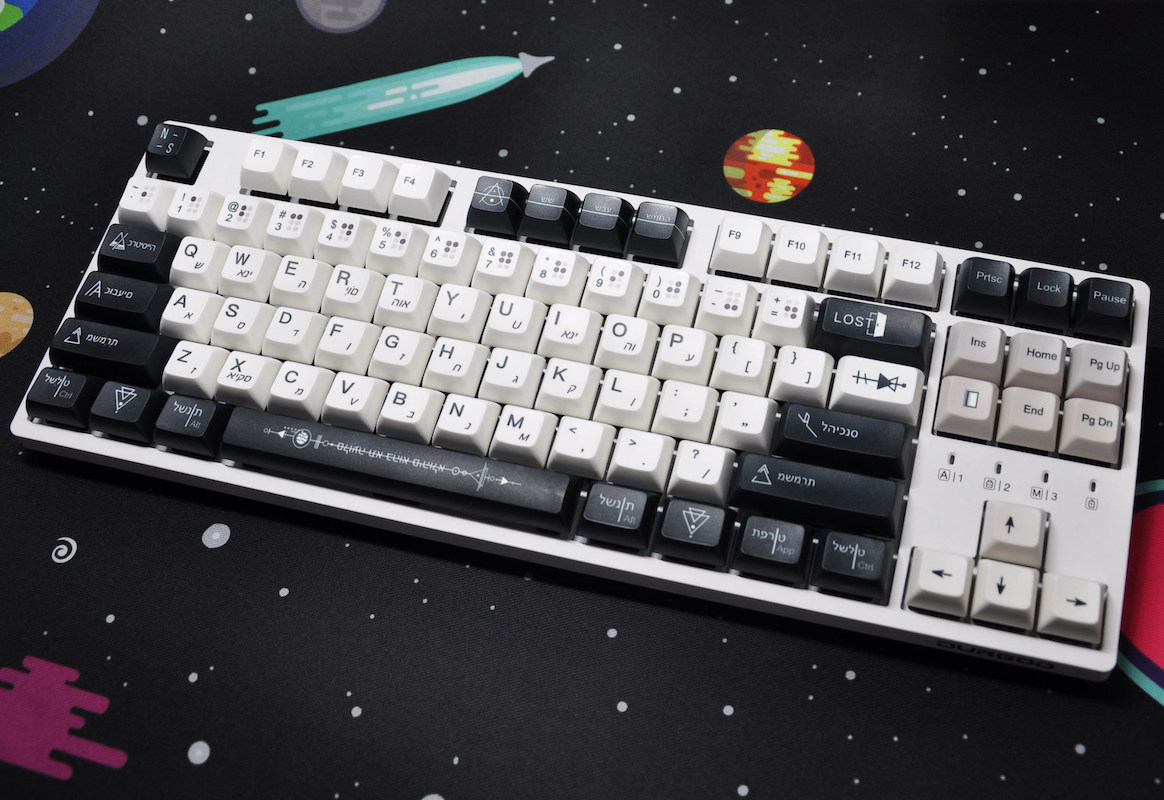 希伯来文jda高度pbt键帽