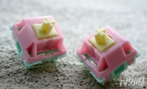 keyfirst cream shaft jadalong gateron linear mechanical keyboard MX shaft body five feet