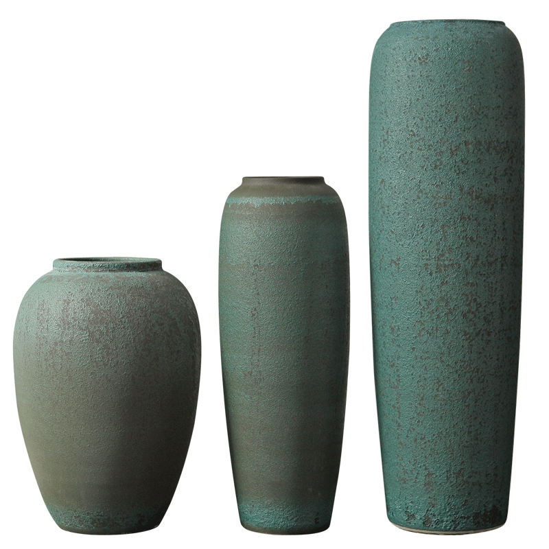 European large ground vase to restore ancient ways furnishing articles creative hotel ceramic lucky bamboo flower arranging device sitting room adornment