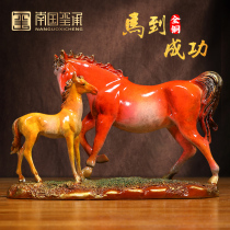 A Caixin Pendulum Piece New Chinese Creative Living Room Home Handicraft Office Adornment Swing Piece Opening Gift