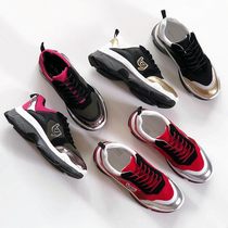 Exported to Italy high-end tail goods net breathable thick-soled daddy shoes fashion all-match casual shoes sports shoes womens shoes