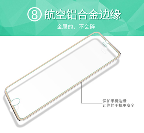 记忆盒子 iphone5s钢化玻璃膜 苹果5s钢化膜 5c se全屏覆盖贴膜产品展示图5