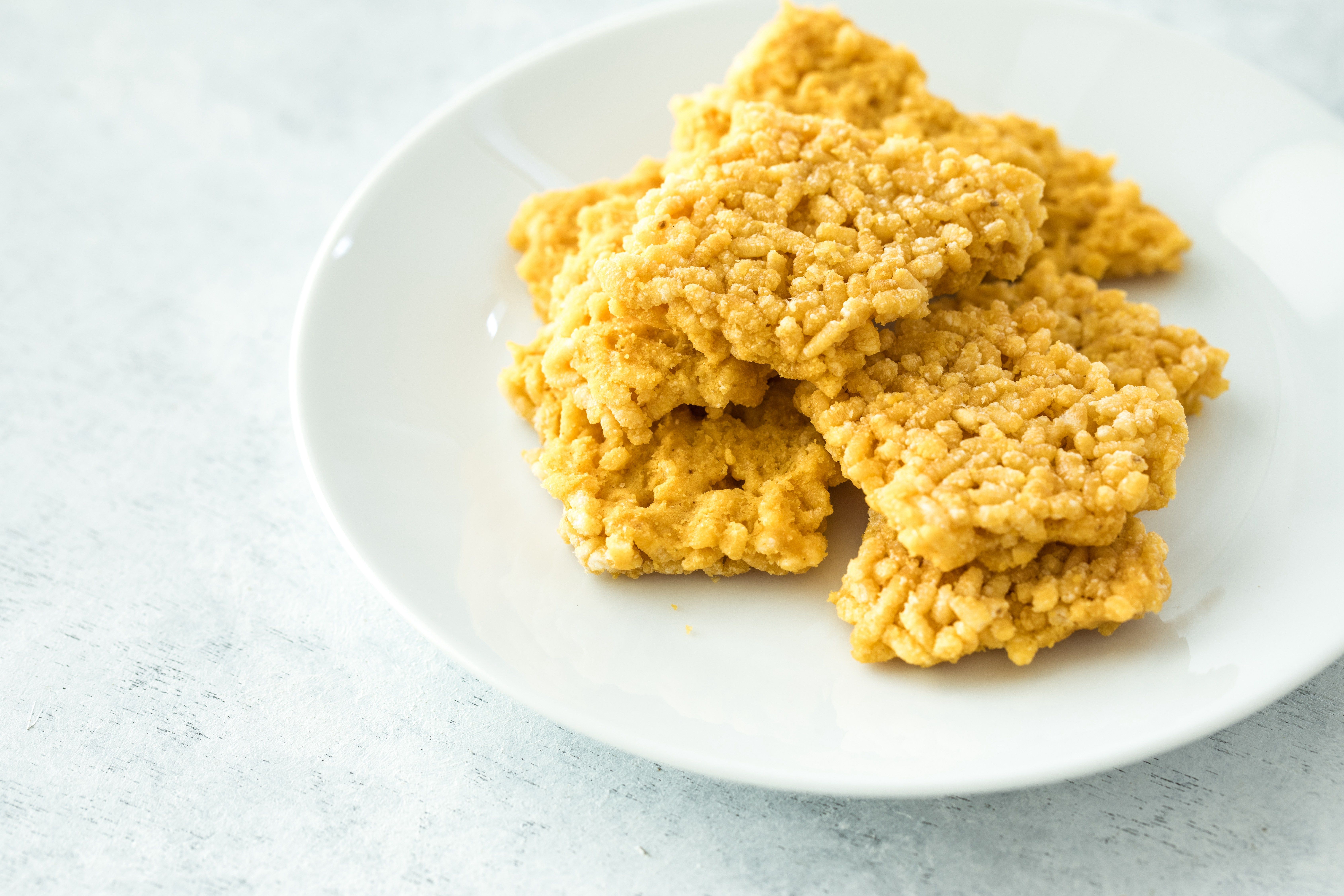 金沙酥酥脆蟹香糯米咸蛋黄手工锅巴