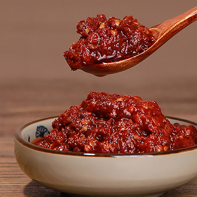 陕西宝鸡特产岐山香辣酱秦椒酱辣子辣椒酱夹馍面皮调料185g包邮