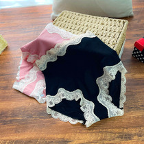 Womens elastic high waist postpartum plastic waist waist belly lift hip underwear large size triangle lace body pants