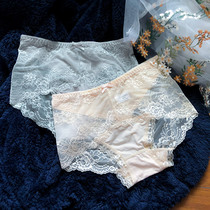 Pat 2 Summer breathable elastic cotton lace womens underwear in the waist comfortable cool cool and large size bottoms feel soft