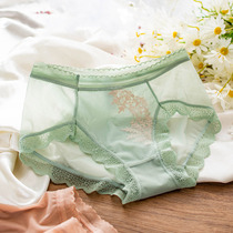 2 beautiful summer breathable mesh sexy ladies underwear waist breifs transparent not sultry
