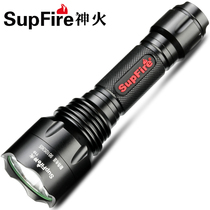 supfire Shenhuo flashlight rechargeable outdoor super bright T10 long range home small T6 multifunctional LED light