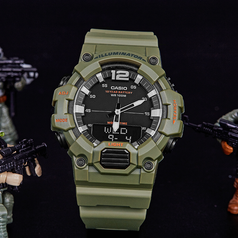 hongkong direct mail casio watch men and women bla gold sports waterproof electronic watch aeq-110w-1a