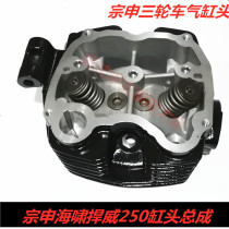 Jiangsu Zongshen three-wheeled motorcycle parts tsunami SB250 cylinder head assembly Humvee 250 200 single cylinder head