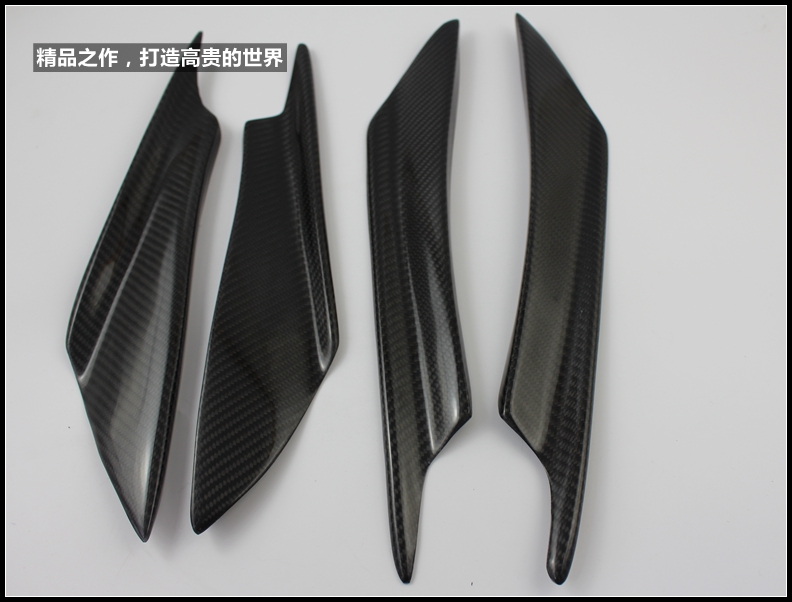 Xe phổ carbon fiber air dao đặc biệt sửa đổi môi phía trước gió dao hiện đại mát Rauns mát spoiler