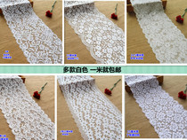Widen a variety of white beige widen exquisite elastic hollow lace skirt hem chest-wrapped accessories