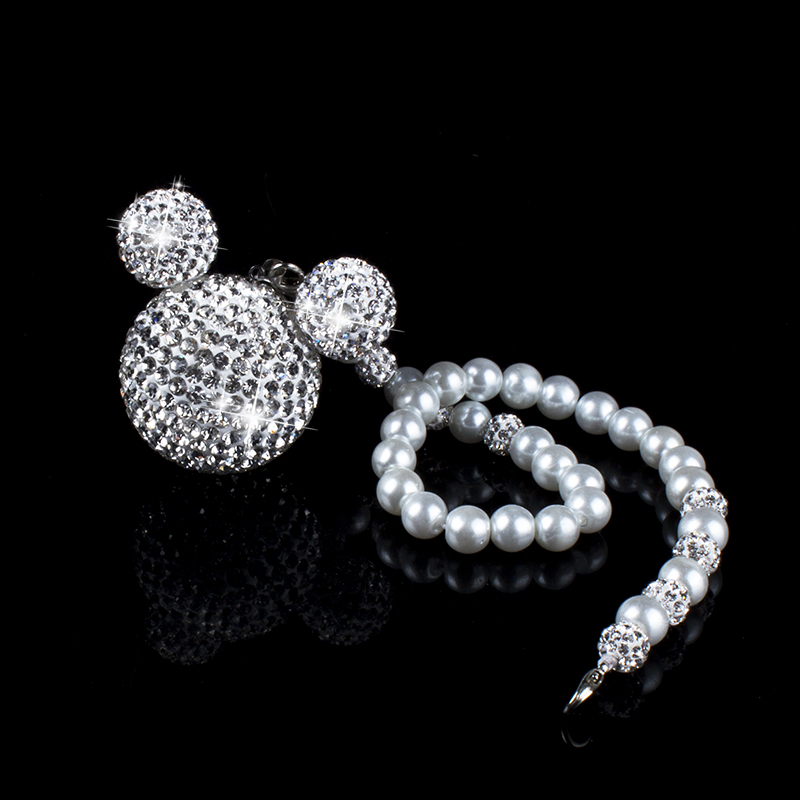suitable for mini mini cooper rearview mirror pendant luxury miey diamond golf cart hanging rhinestone pendant