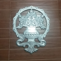 Iron gate aluminum accessories door flower door Flower no welding screw fixed door flower aluminum door