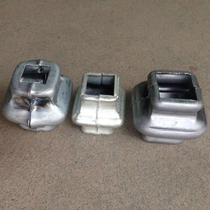 Stamping hollow joint decorative joint wearing pipe joint 20 square pipe joint