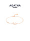 Agatha/aijiasha Zhenwo 중공 강아지 팔찌 스털링 실버 프랑스 우아한 보석 Agatha/aijiasha Zhenwo 중공 강아지 팔찌 스털링 실버 프랑스 우아한 보석