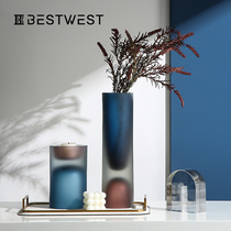 BEST WEST Light Extravagant Glass Vase Pendulum-like Dining Room Thickening Hotel Designer Decorations Creativity