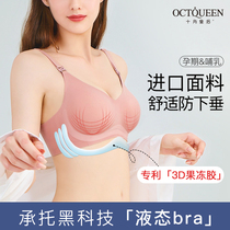 Pregnant women's underwear special pregnancy during pregnancy gathering to prevent downhanging and feeding bra after delivery