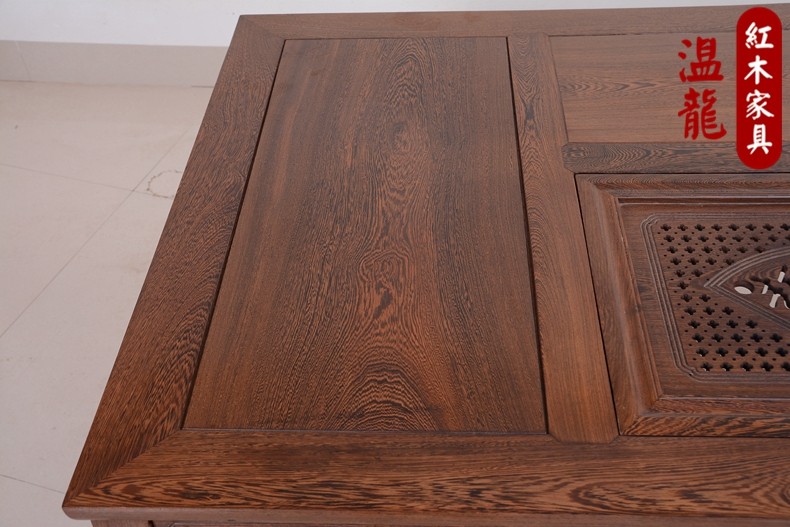 鸡翅木家具红木家具红木鸡翅木茶桌功夫茶台中式实木小泡茶桌特价