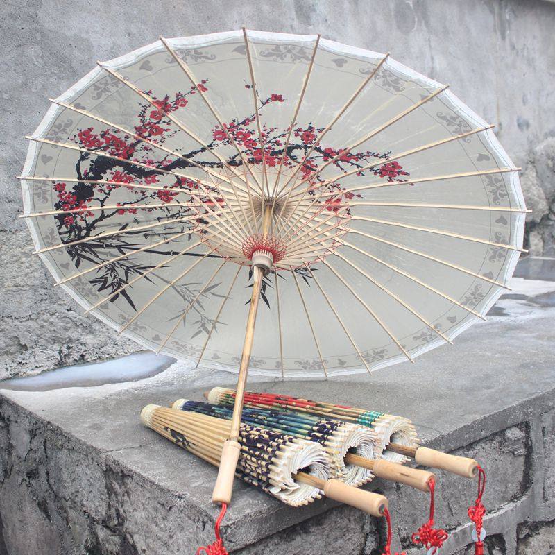 油纸伞古典江南防雨中国风古风实用古代雨伞古装伞装饰道具舞蹈伞_7折