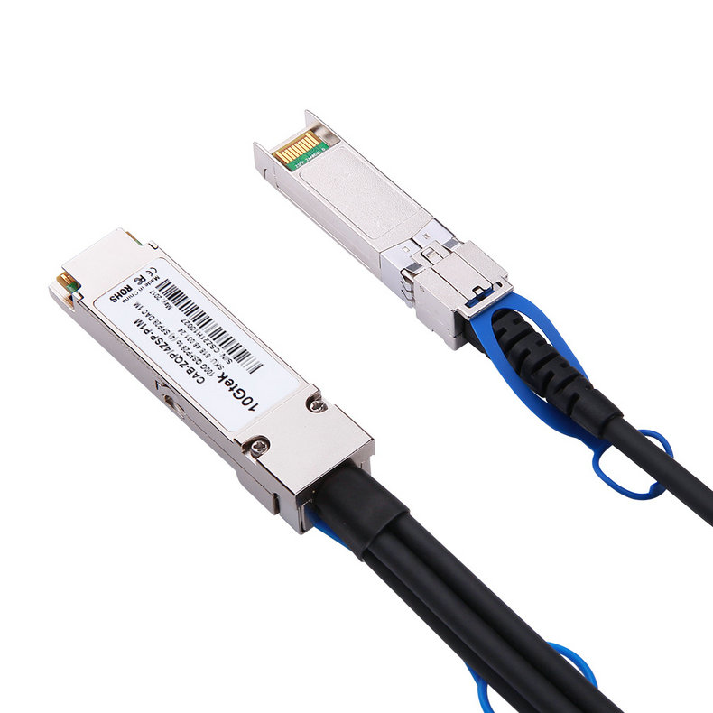 qsfp28 100g to 25g high speed cable direct copper cable compatible with h3c cisco huawei 1m 2m 3m