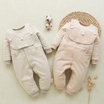 Newborn baby clothes Newborn suit One-piece warm winter clothing jacket 6 months female baby spring and autumn