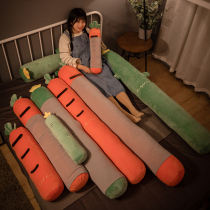 Summer Ice Silk pillow caulking artifact girl side sleep clip leg column sleeping pillow removable boys