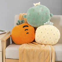 Office nap pillow pillow Air conditioning artifact small pillow quilt dual-use summer cool quilt pillow Car three-in-one blanket