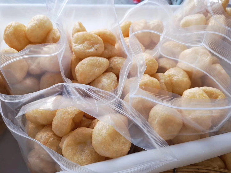 正宗罗定肥四牌鱼腐广东特产皱纱鱼豆付1斤麻辣烫火锅打边炉配菜