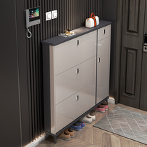 The Ideostyle Tipping Shoe Cabinet Ultra Slim Home Doorway Outside the door closed cabinet minimalist Modern Locker small-family-shaped shoe rack