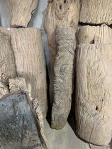 Yunnan weathered wood ornaments Yunnan iron oak trough wabi lonely wind and water ripples