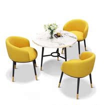 Clothing store table and chair combination sales office milk tea shop hotel reception reception simple rest area negotiation table