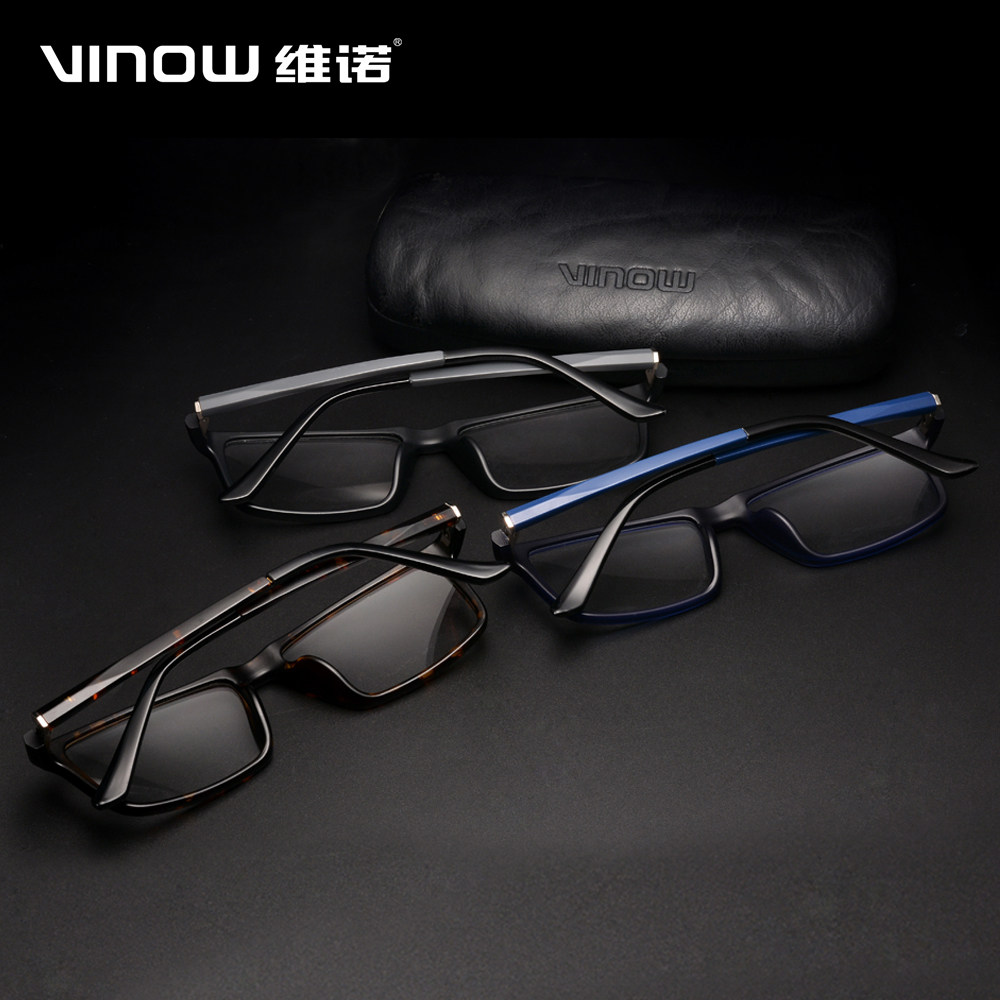 维诺 超轻tr90全框眼镜架商务休闲眼镜框男女款近视眼镜轻松舒适