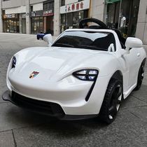 Childrens electric car four-wheeled remote control swing oversized off-road baby toy car can sit on adult baby child stroller