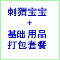 Mini hedgehog baby basic package (incubator hedgehog cub cat litter food diaper etc.)