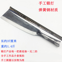 One-piece forged firewood knife Iron handle firewood cutting knife Sickle earth wood knife Outdoor agricultural knife Hunting knife Open road fishing knife