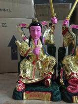 Lushan Pailin milk Lady Lin Jiu Niangniang factory camphor wood carving statue customized Taoist statue 30cm