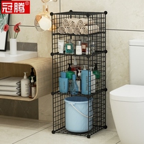 Washbasin storage shelf floor washbasin corner non-perforated toilet bathroom toilet shelf