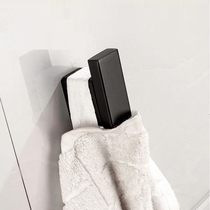 German high end black hangover hook 304 stainless steel clothes hook toilet door rear clothes hat hook towel bath towels