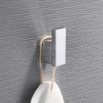 German minimalist toilet hanging clothes hook 304 stainless steel cloak hook single row hook towel hook bathroom toilet free