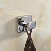 New German high-grade hanging hook 304 stainless steel coat hook door rear wall row hook single hook free hole pendant