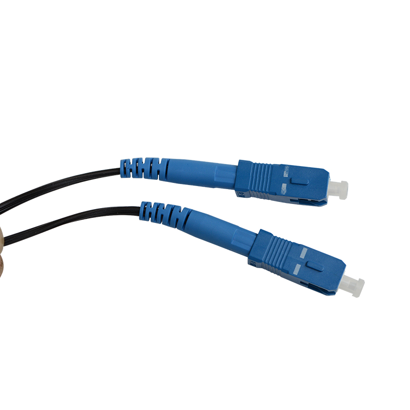 fiber optic cable sheathed fiber optic cable single-mode sc jumper gigabit outdoor network carrier-grade single core 100 meters 200 meters 300 meters 400 meters 500 meters three steel wire outdoor sheathed cables make joints