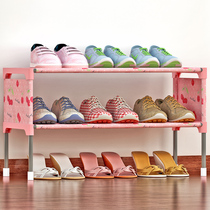 Ast simple multi-layer shoe rack assembly dustproof shoe cabinet simple modern economical iron storage rack