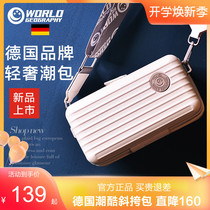 German World Geography 2021 New Mini Cell Phone Suitcase Inclined Satchel Single Shoulder hands with ice-cream bag travel bag