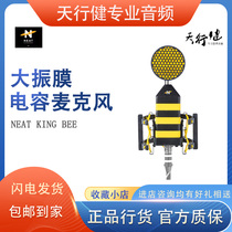 NEAT KING BEE queen bee king giant diaphragm capacitor microphone transistor live professional recording microphone